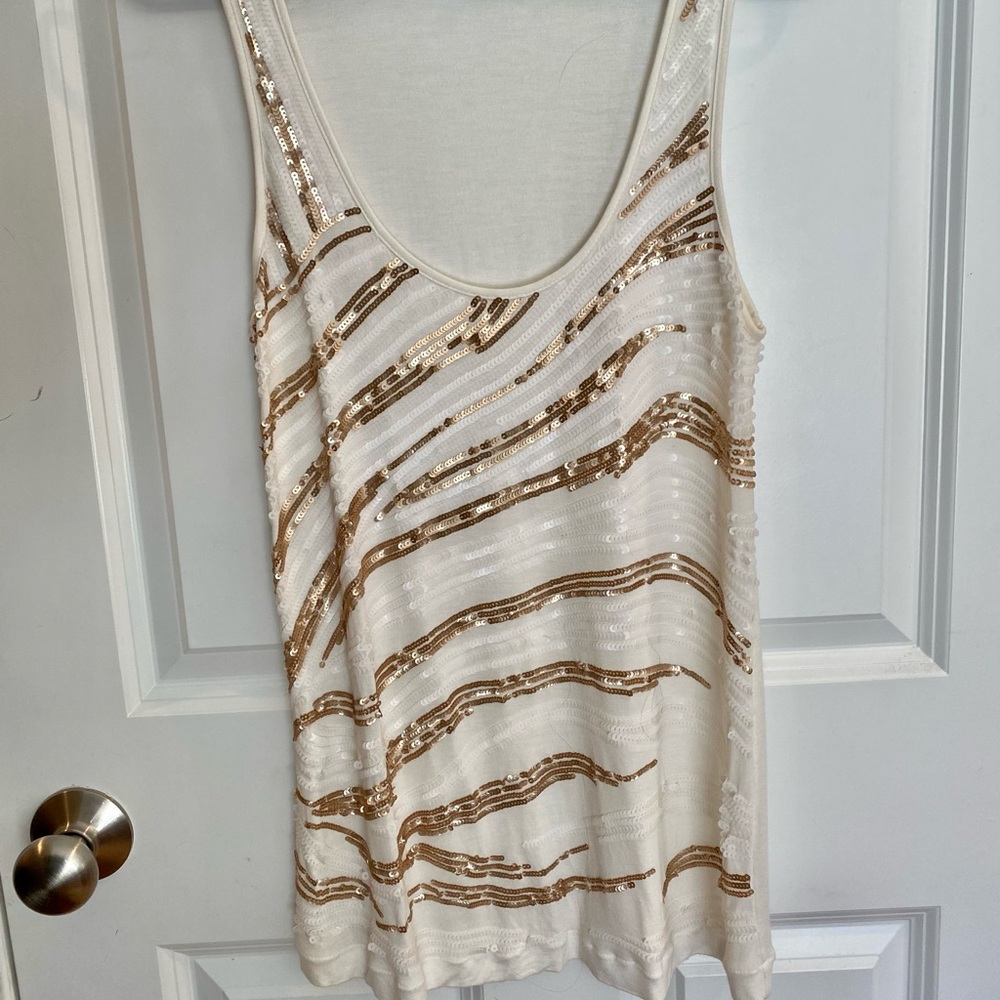 Express Sequin Tank Top